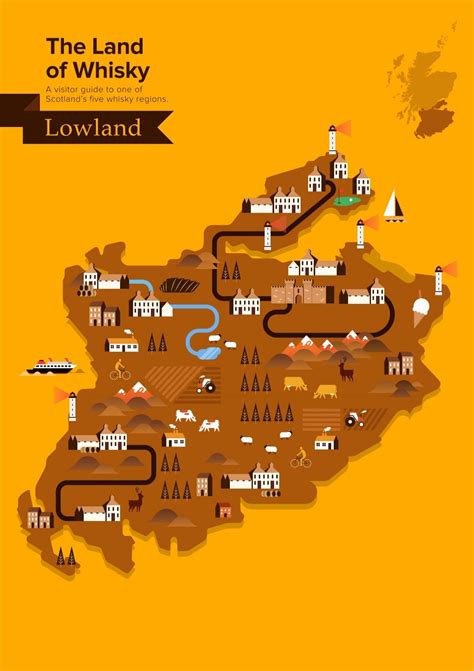 lowland whisky distilleries map.